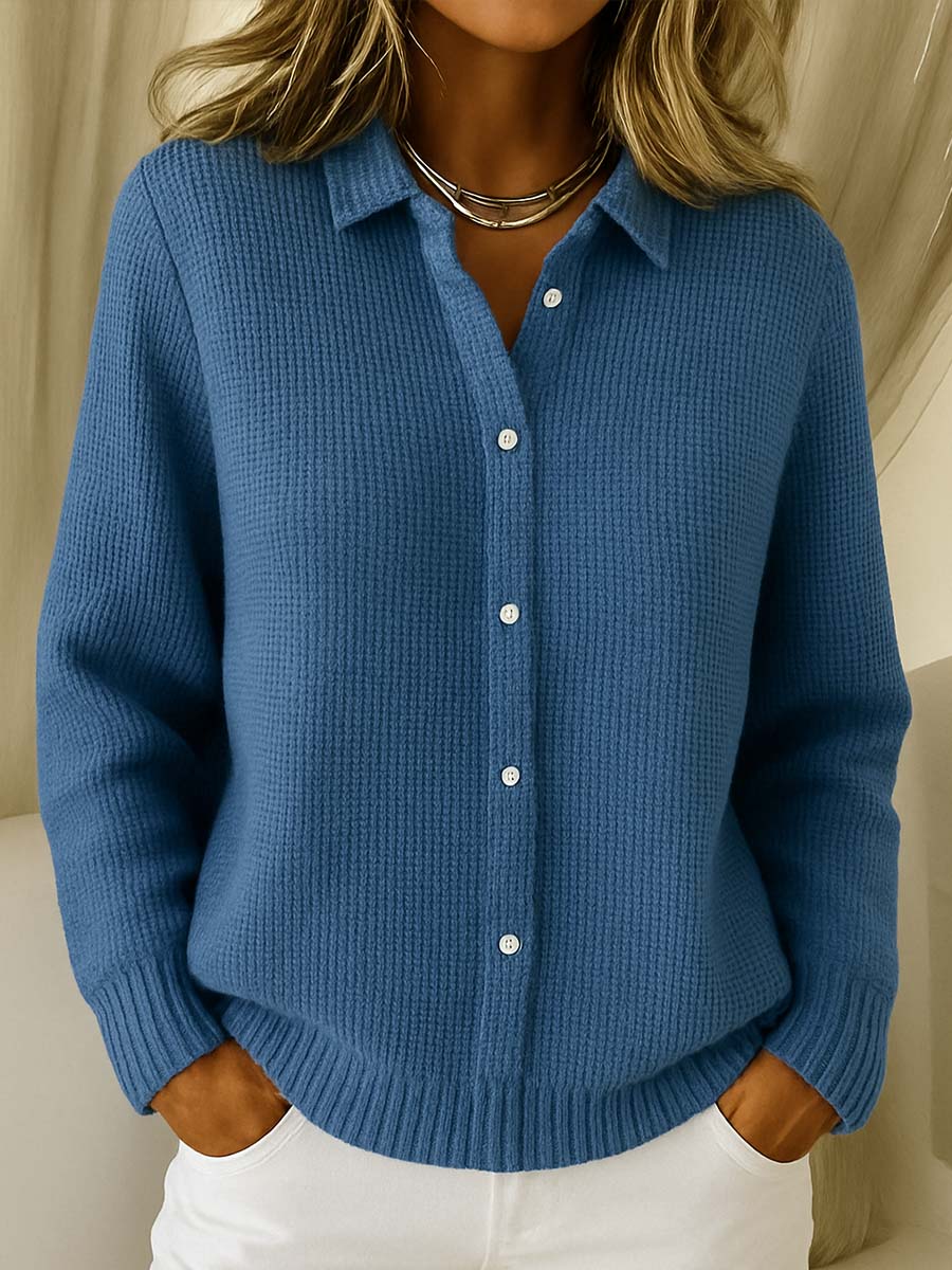 Women's Classic Collared Cardigan